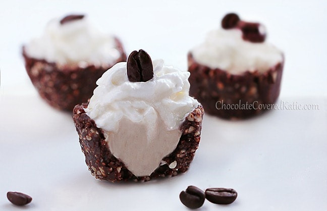 Coffee Cream Brownie Bites