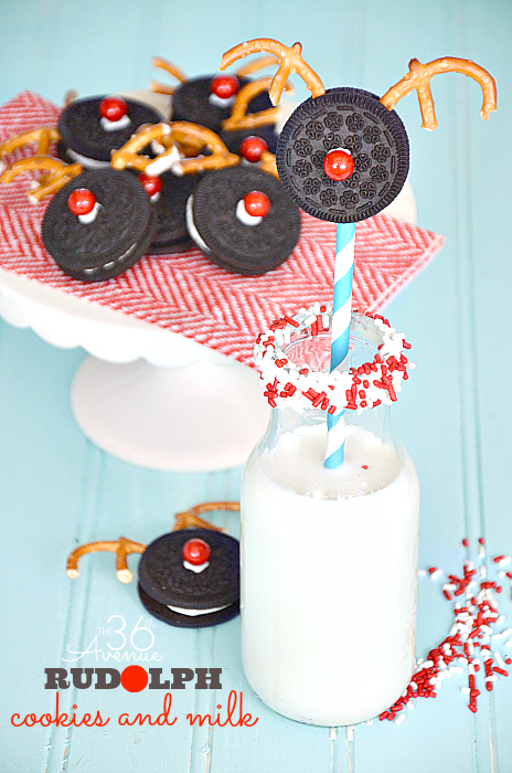 Rudolph Christmas Cookies by The 36th Avenue