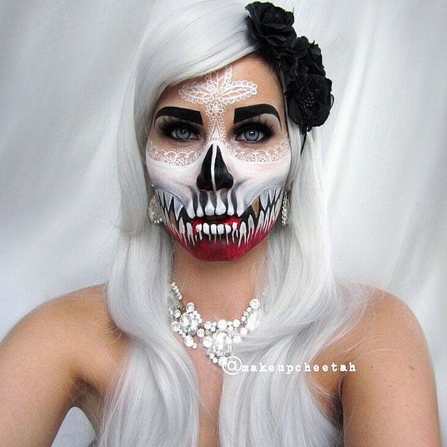 makeup via Instagram user makeup cheetah 