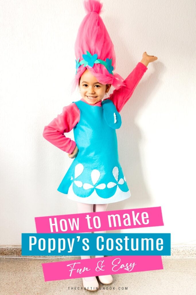 How to Make Poppy Troll Costume (with video) - The Crafting Nook