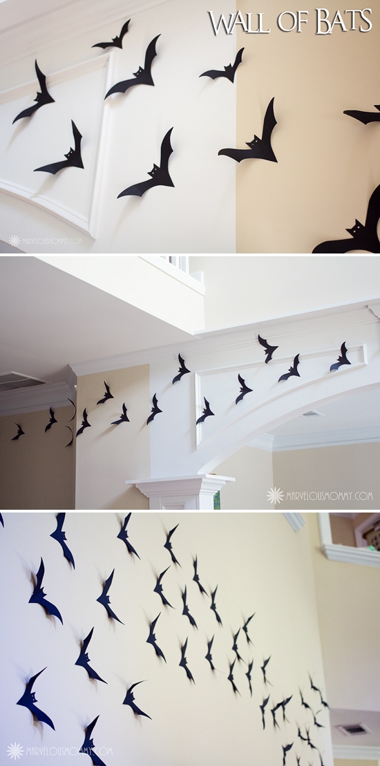 Wall of Bats by Marvelous Mommy