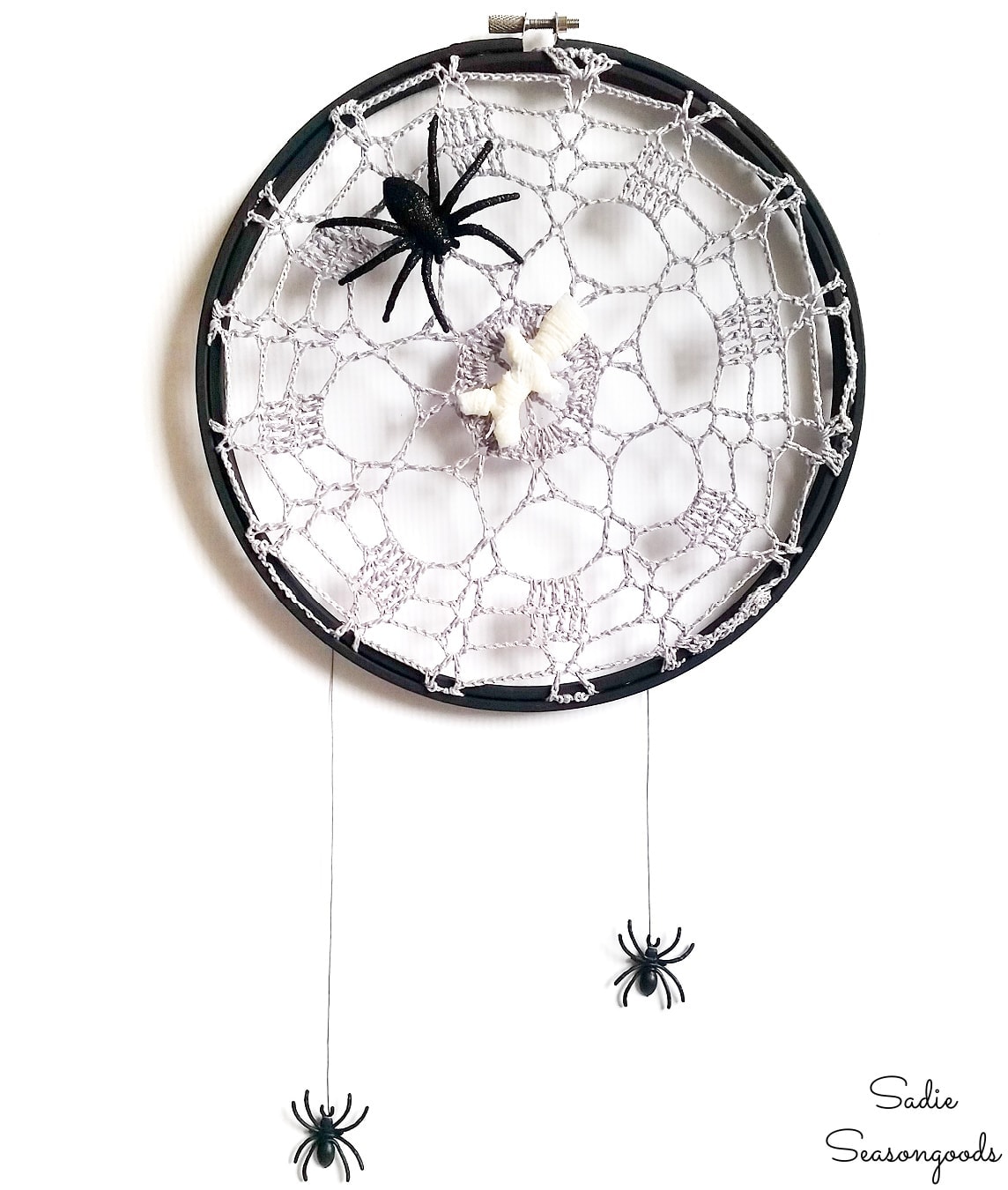 Spider Web Decor for Halloween by Sadie Seasongoods