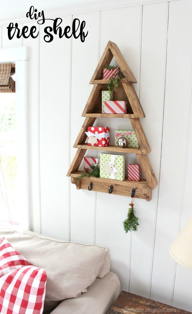 Christmas Tree Shelf by Ana White