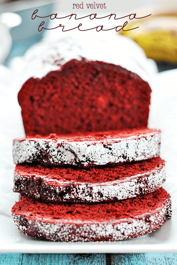 Red Velvet Banana Bread by Something Swanky