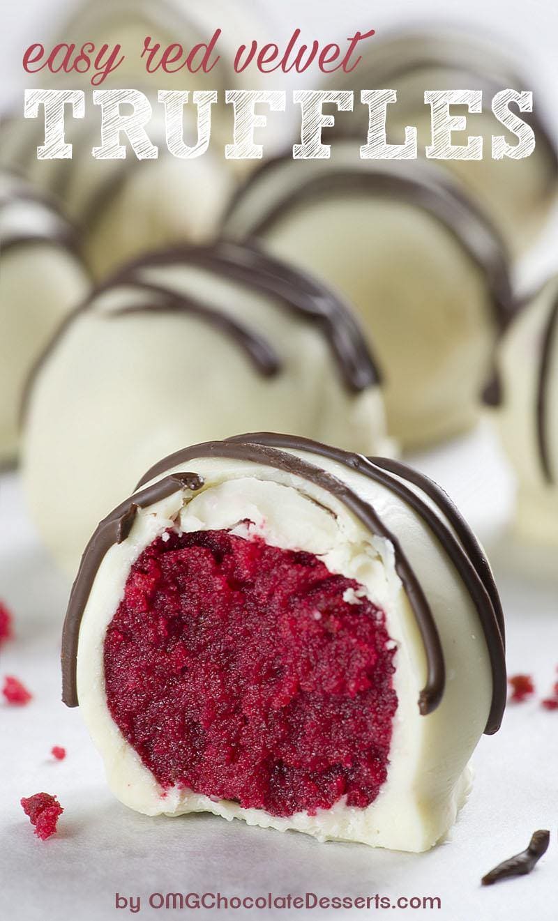 Red Velvet Truffles by OMG Chocolate Dessert