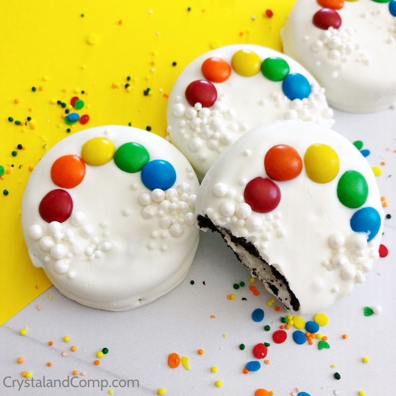 Epically Fun Rainbow OREO Cookies by CrystalandComp