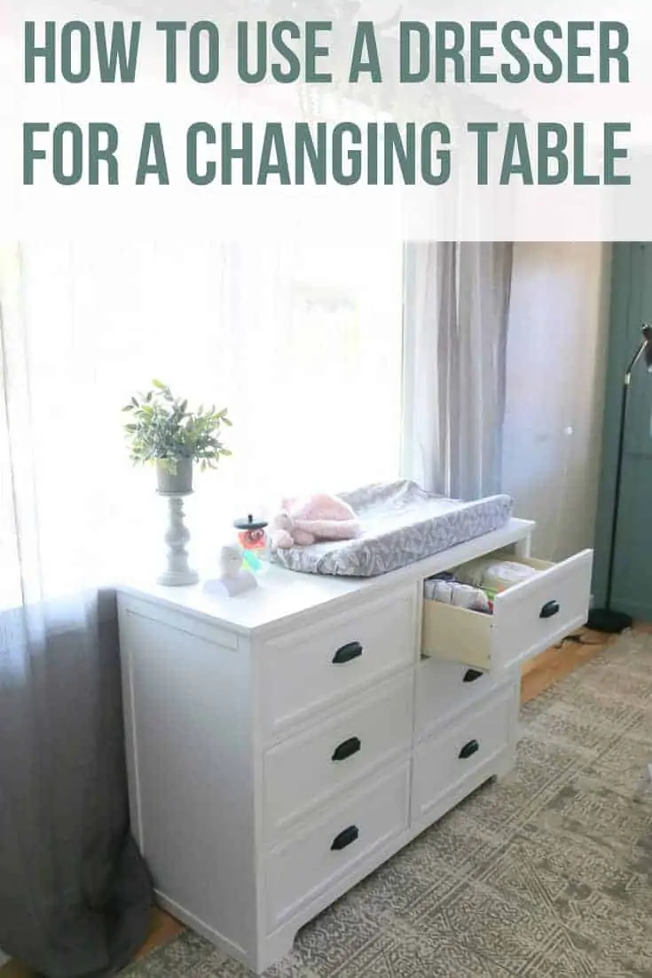 Baby Changing Table Organization by Making Manzanita