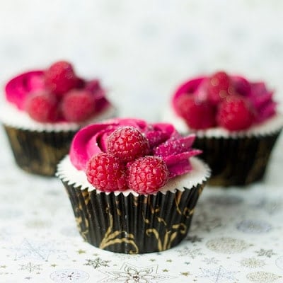 Cupcakes de cava con frambuesas by Objetivo: Cupcake Perfecto