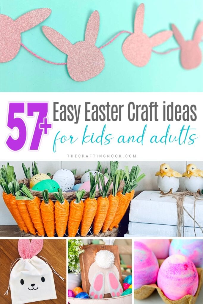 57+ Easy Easter Craft ideas for both adults and kids - The Crafting Nook