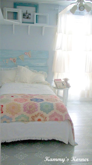 Tori's Shabby Chic "Big Girl" Room Reveal By Kammy's Korner