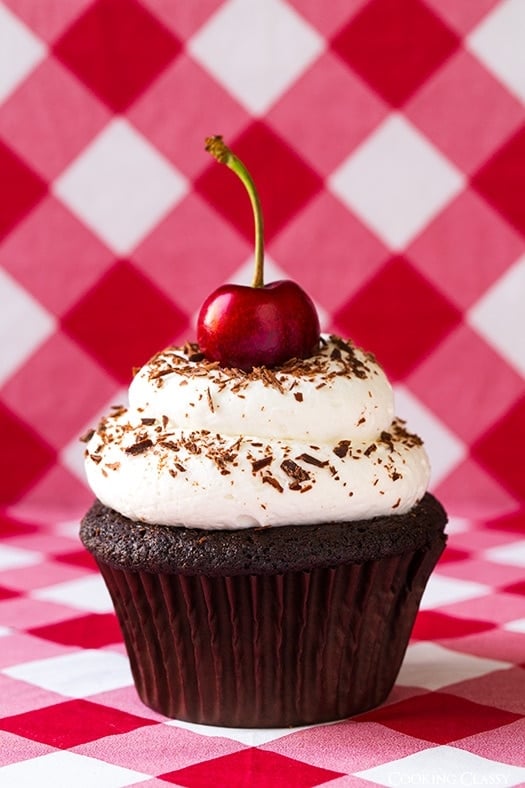 Black Forest Cupcakes by Cooking Classy