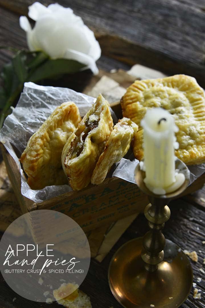 Warm Spiced Apple Hand Pies Recipe in a Flaky Crust By An Edible Mosaic