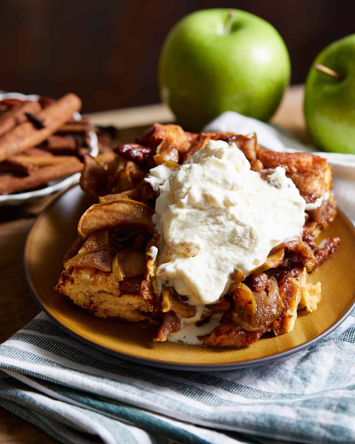 APPLE BREAD PUDDING By Bites With Bri 