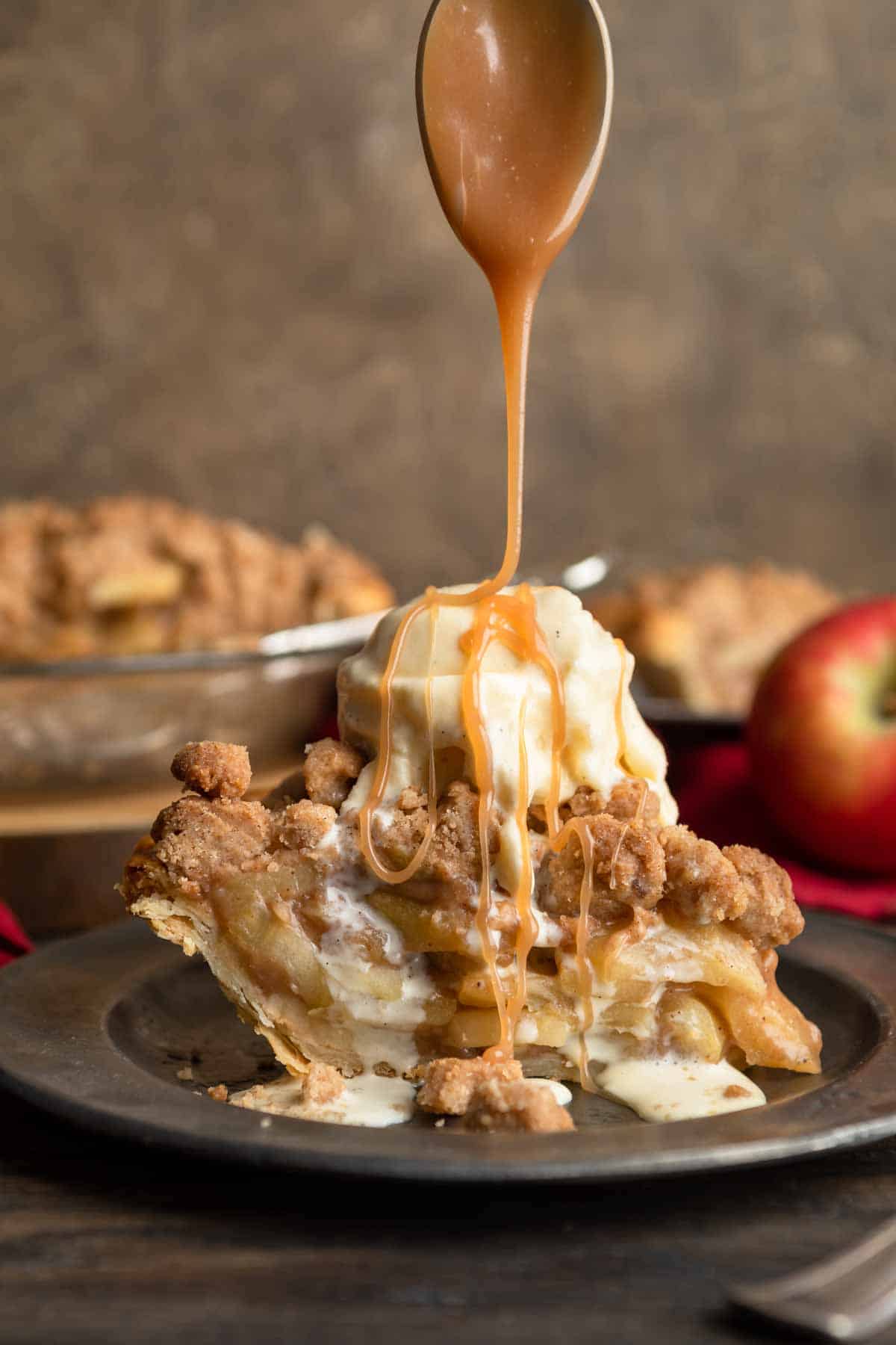 Pennsylvania Dutch Apple Pie with Brown Butter Crumble By Food Worth Feed