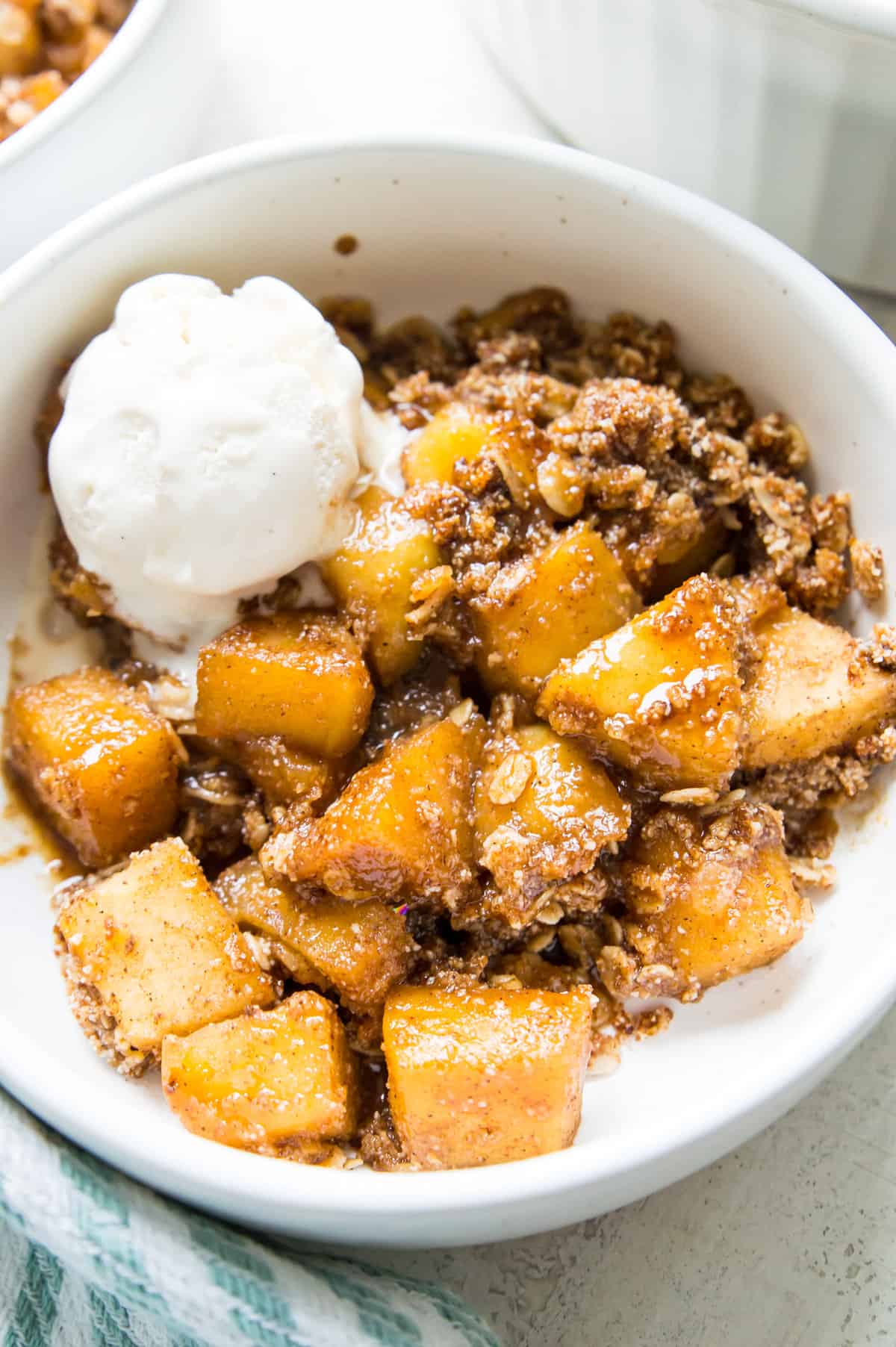 THE BEST HEALTHY APPLE CRUMBLE By pure and Simple Nourishment 