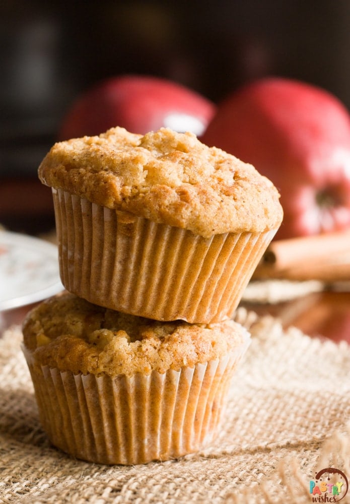 Streusel top apple muffins By Pastry Wishes