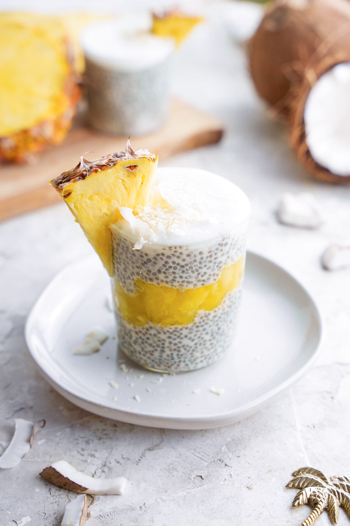 PIÑA COLADA CHIA SEED PUDDING By The all Natural Vegan