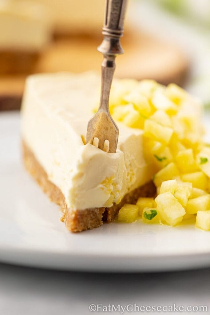 Pineapple Cheesecake By Eat my Cheesecake