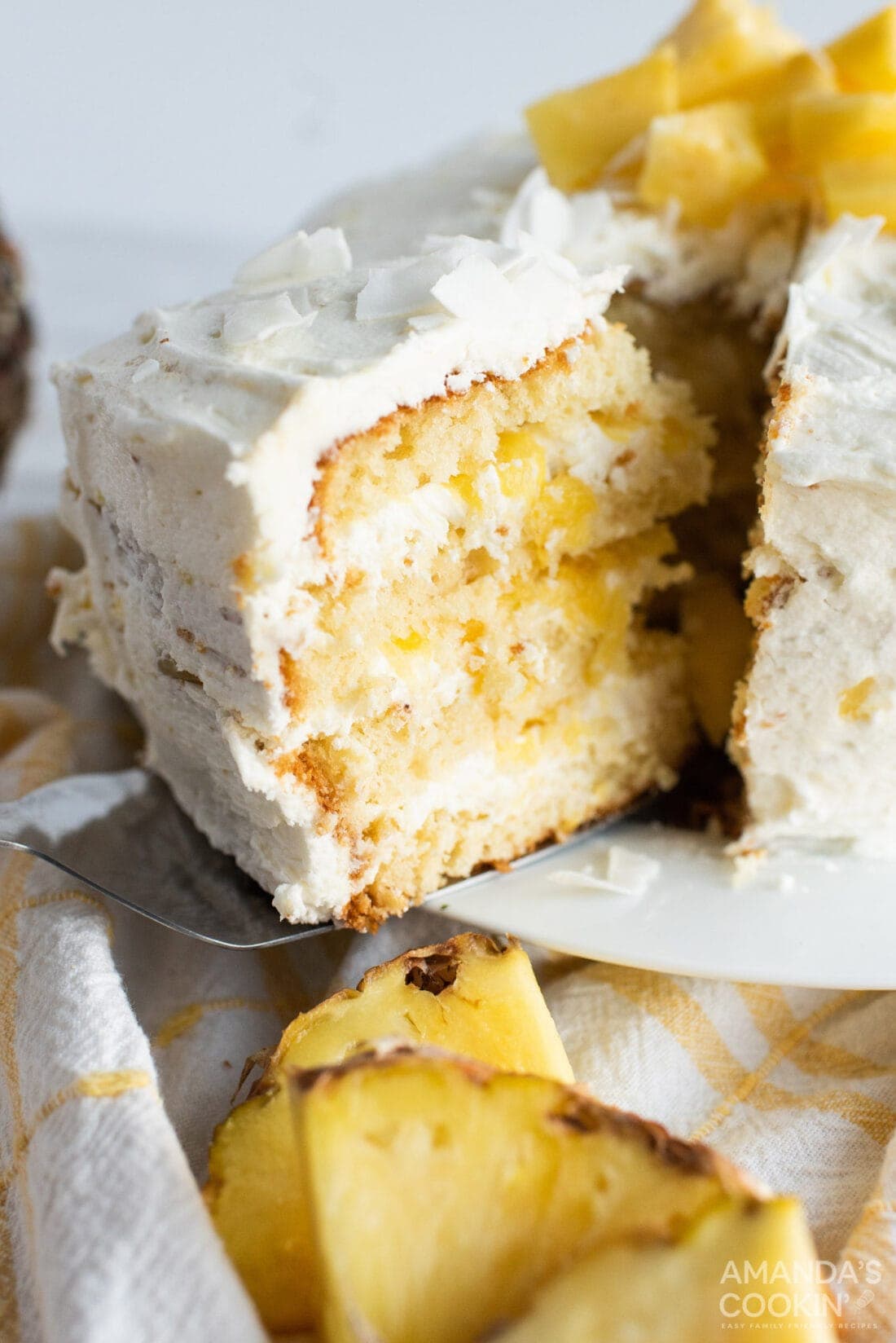 Pineapple Cake By Amanda's Cookin'