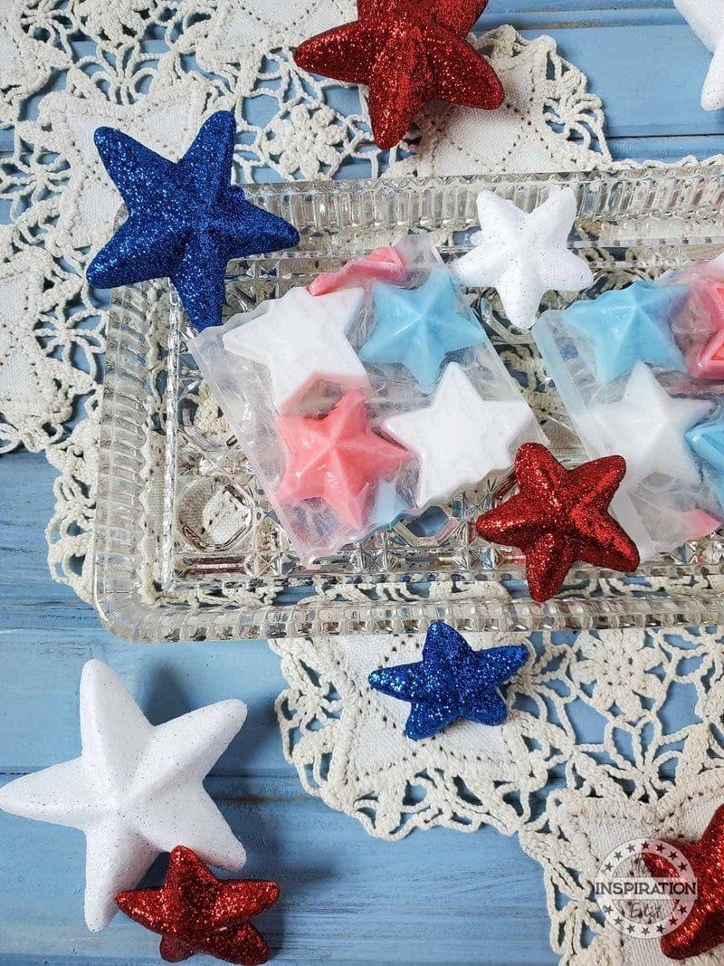 Red, White and Blue Crafts: 3D Star Soap DIY Activity For 4th July By The Inspiration Edit