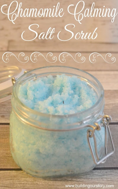 Chamomile Calming Salt Scrub by Building our Story