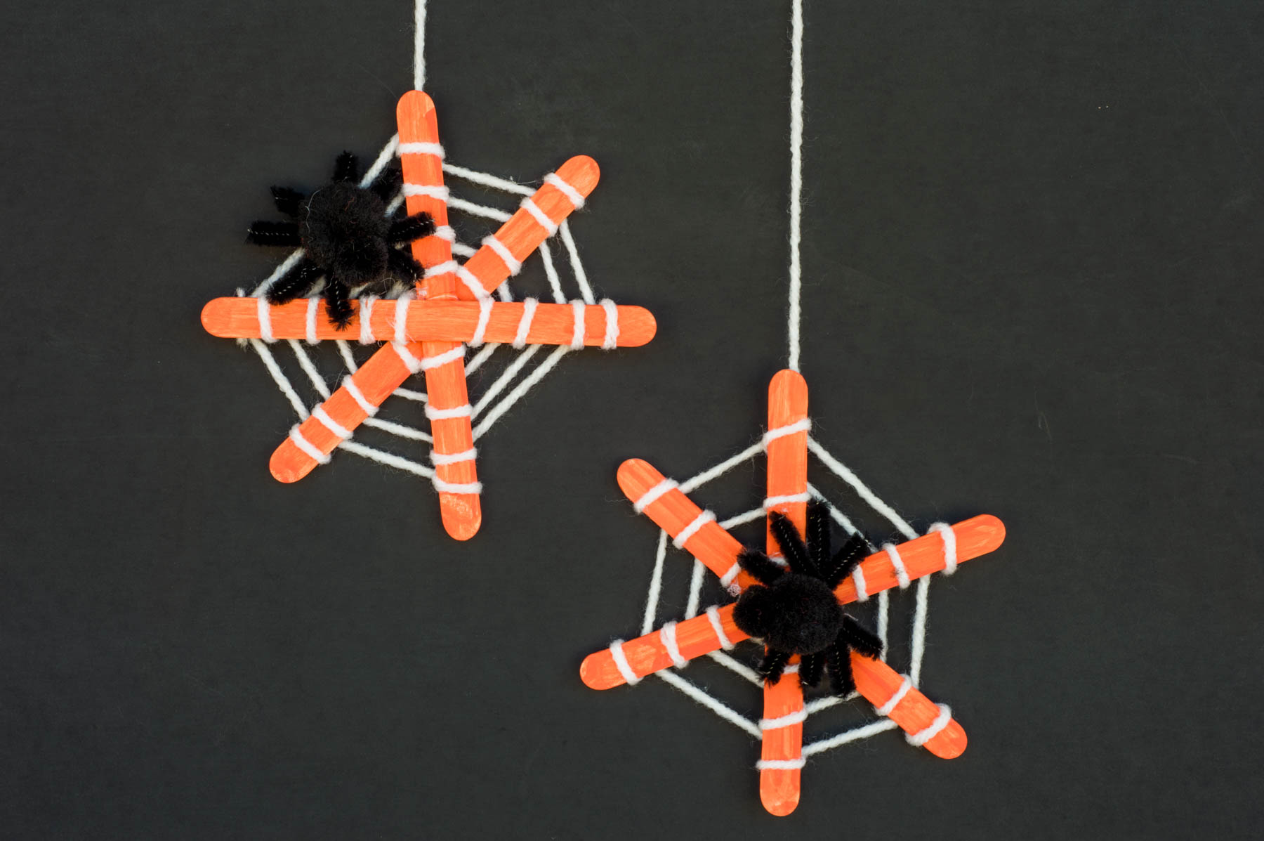 Spooky Spider Web Craft by Homan at Home