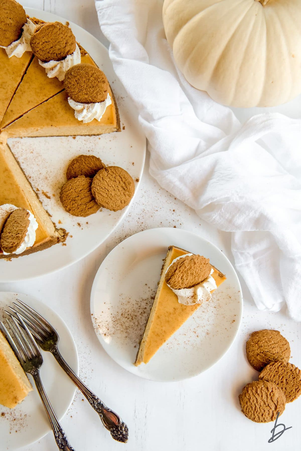 The Ultimate Pumpkin Cheesecake with Gingersnap Crust by If you Give a Blond a Kitchen