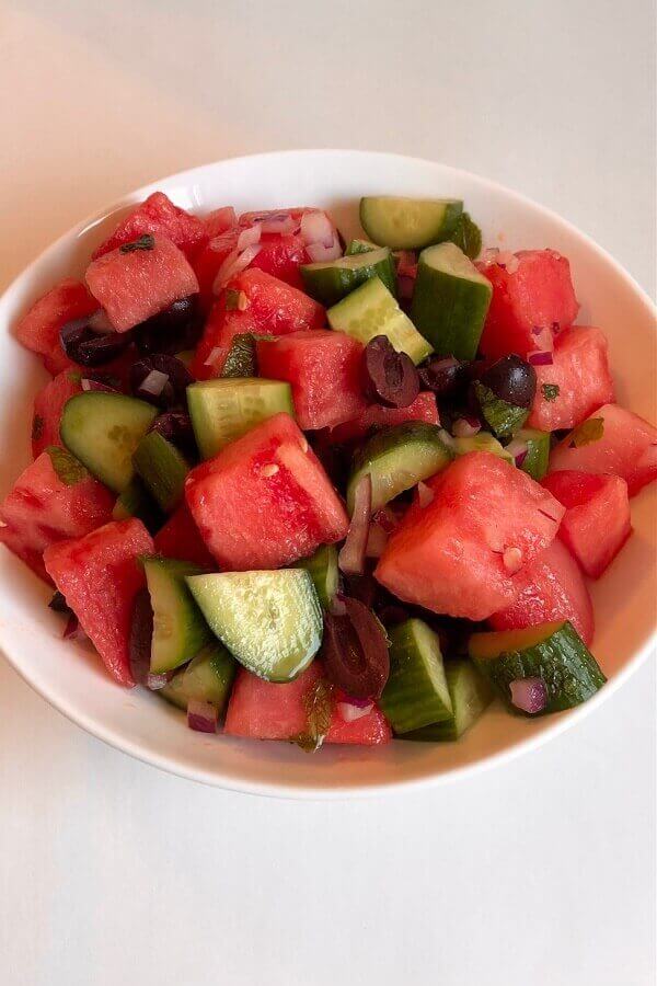 Vegan Watermelon Salad By A Sweet Alternative