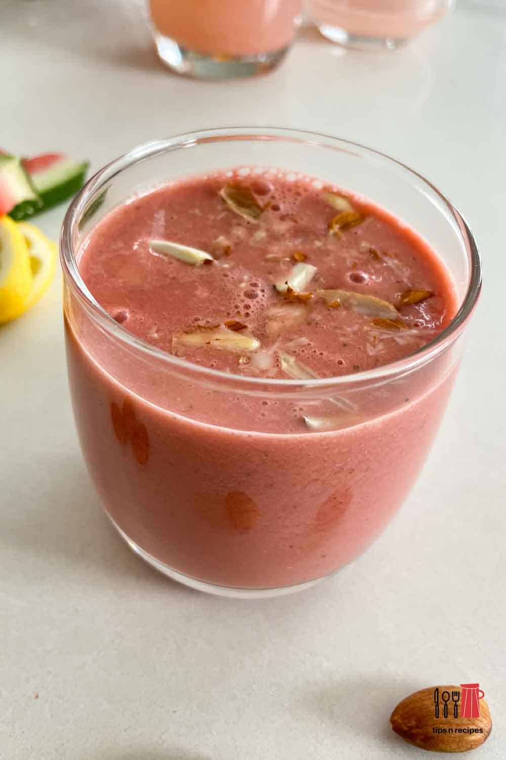 WEIGHT LOSS WATERMELON SMOOTHIE By Tips N Recipes