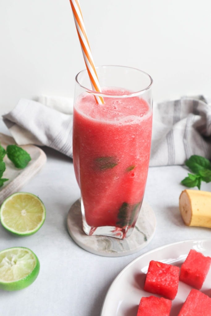 WATERMELON SMOOTHIE FOR WEIGHT LOSS By Bless This Meal