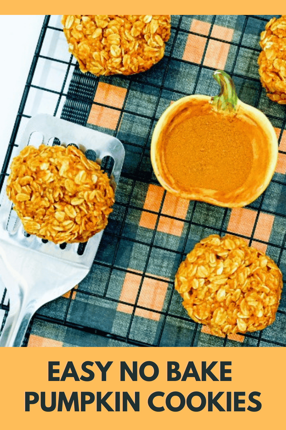 Easy No Bake Pumpkin Cookies to Make by Two Kids and A Coupon