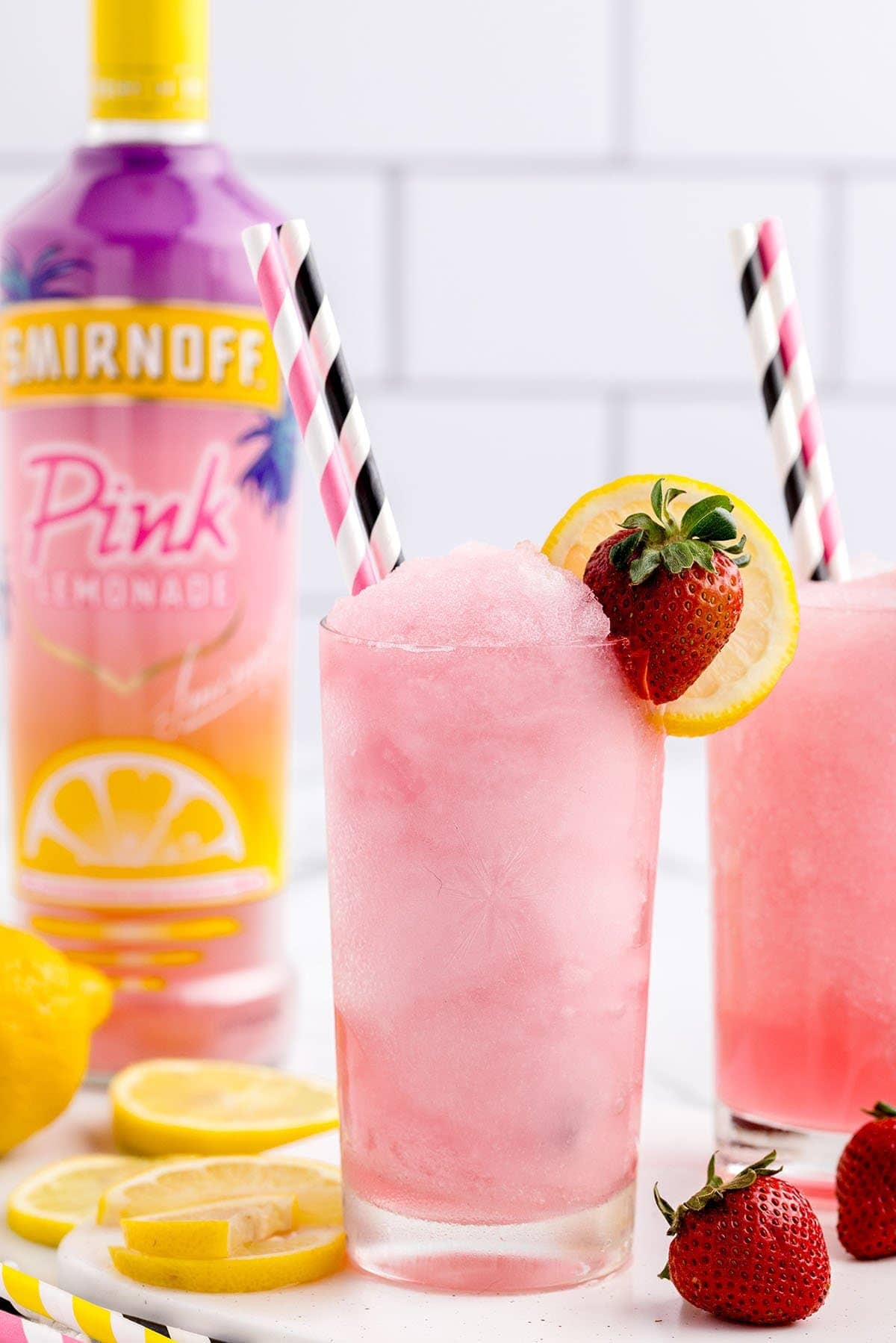 Strawberry Vodka Lemonade Cocktail by Princess Pinky Girl