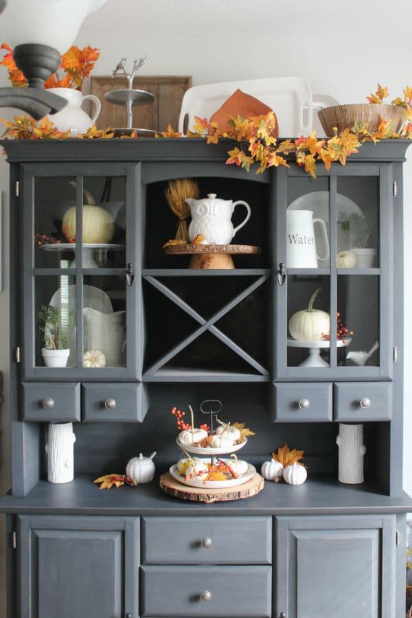 China Hutch Fall Display