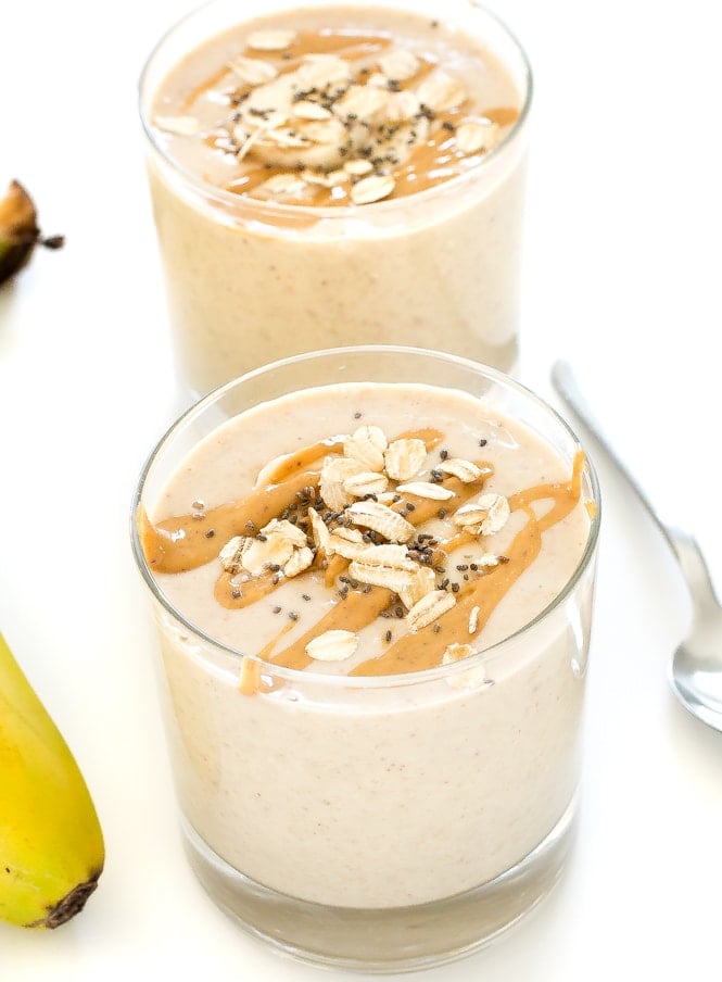 PEANUT BUTTER OATMEAL SMOOTHIE
By Chef Savvy