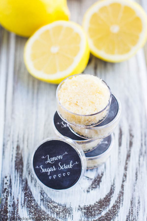 DIY EXFOLIATING LEMON LIP SCRUB by A Pumpkin and a Princess