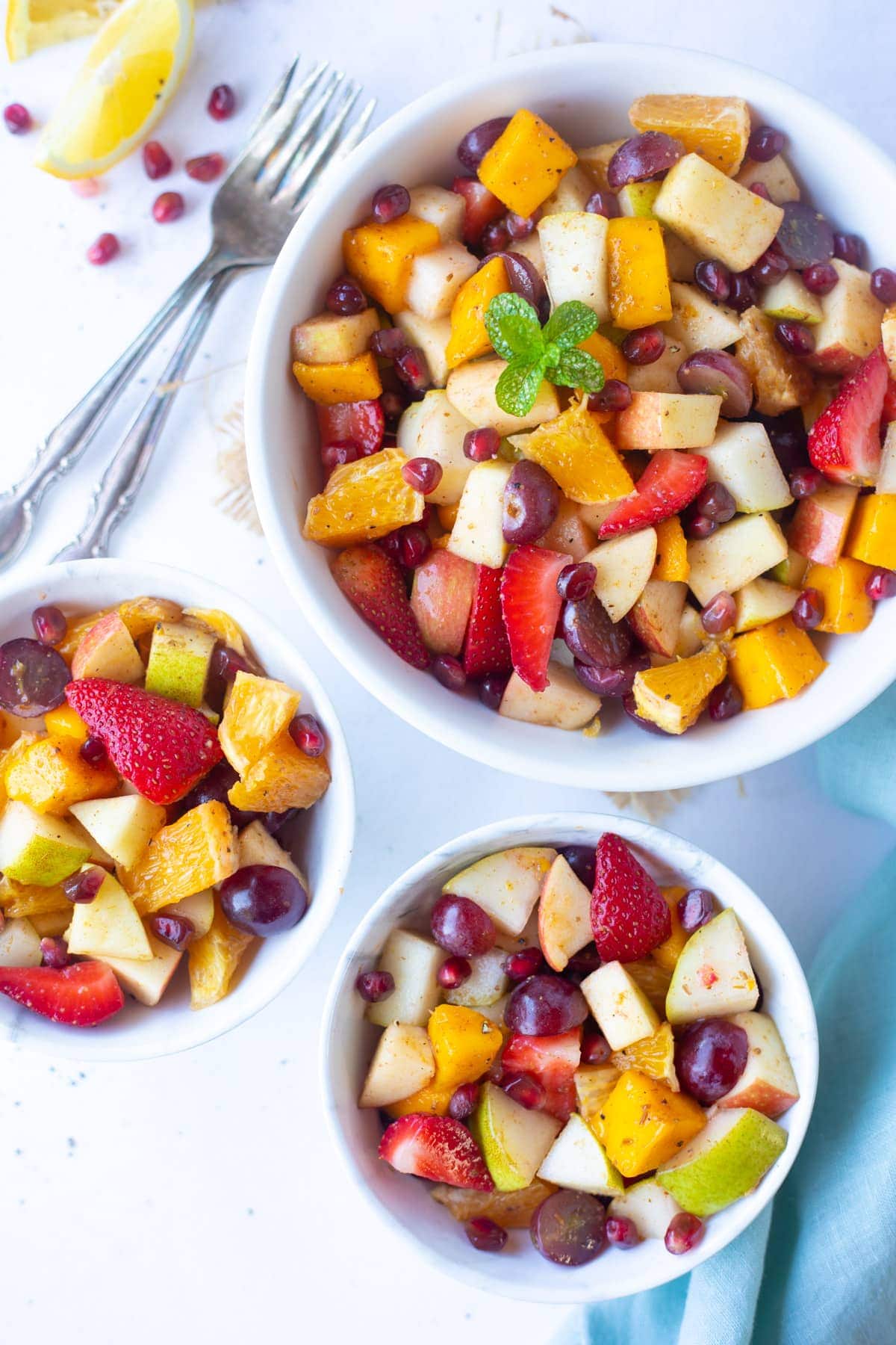 Fruit Chaat (Fruit Salad with Chaat Masala) By Piping Pot Curry