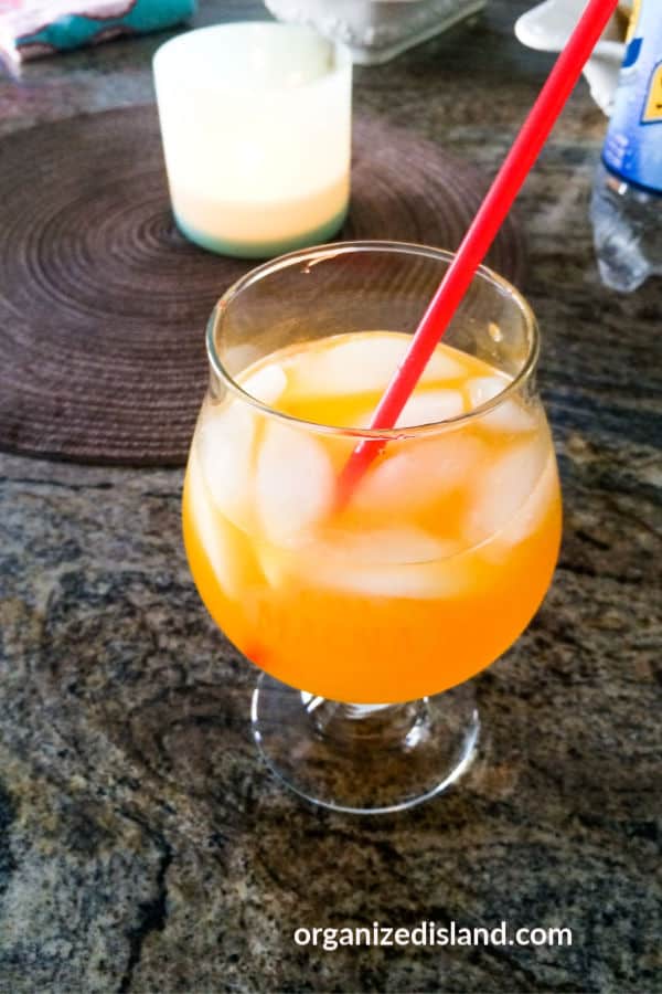 Mango Rum Spritzer by Organized Island