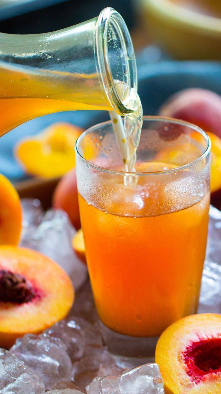 Easy Peach Tea Recipe by Passion for Savings