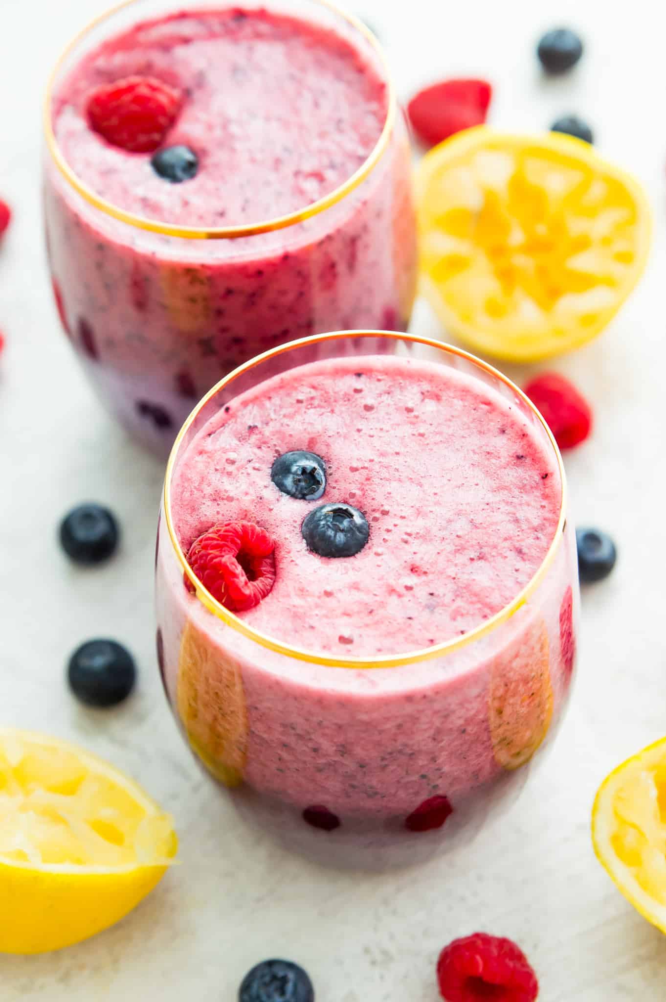 BERRY LEMONADE SMOOTHIE By Pure and Simple Nourishment