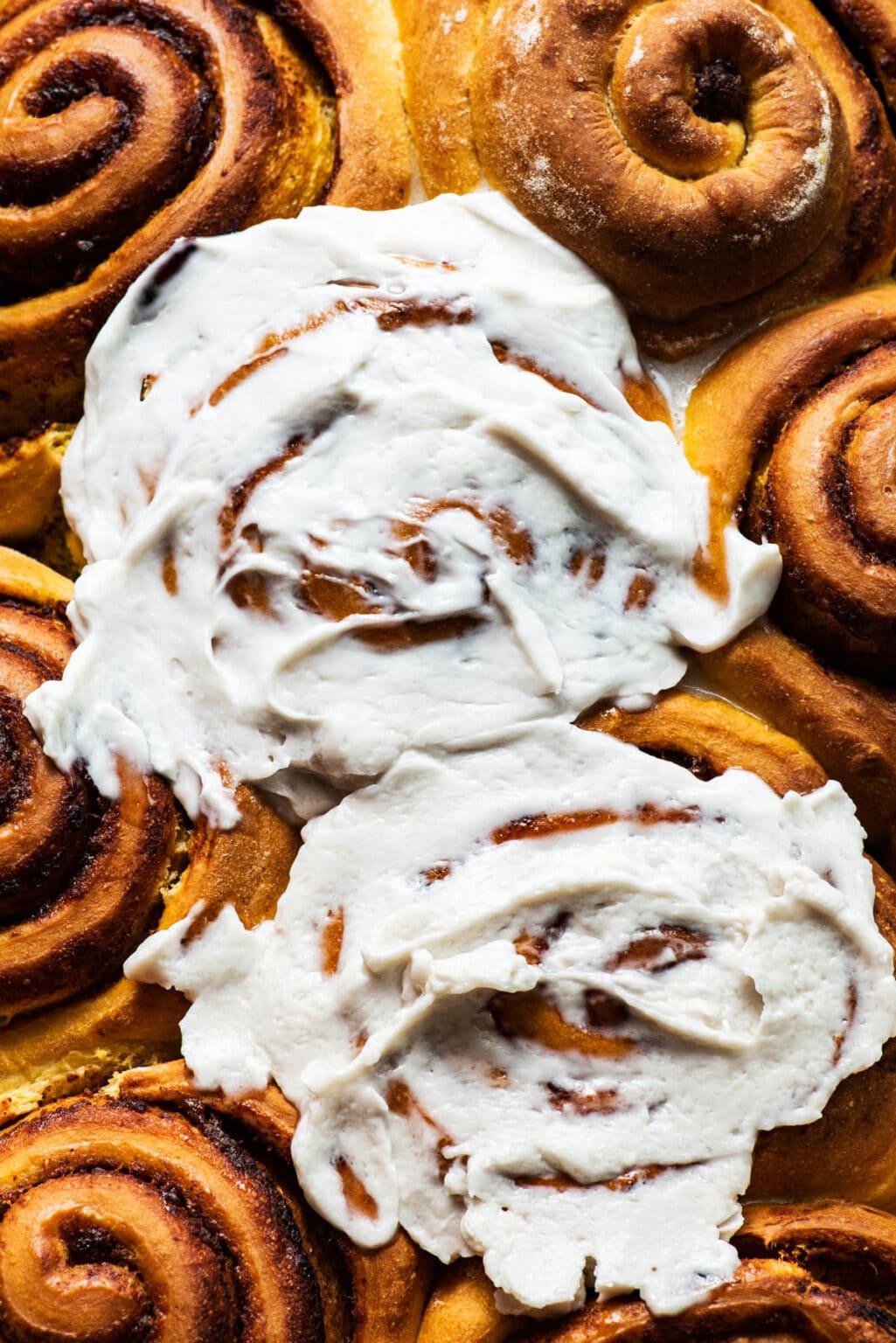 Vegan Pumpkin Cinnamon Rolls by Occasionally Eggs