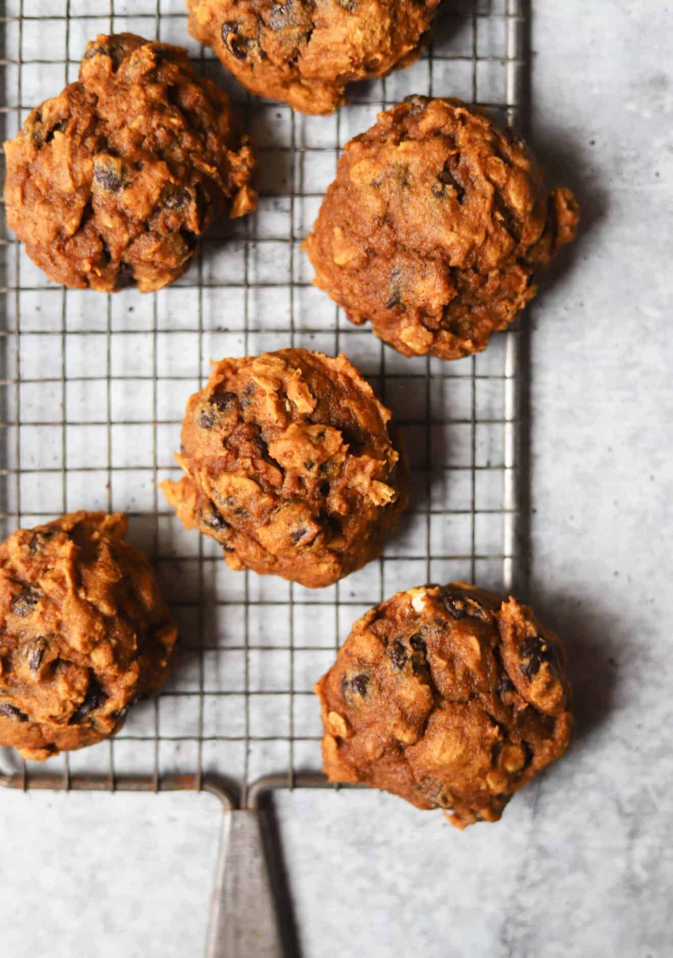 Pumpkin Oatmeal Cookies With Raisins by The Healthy Epicurean