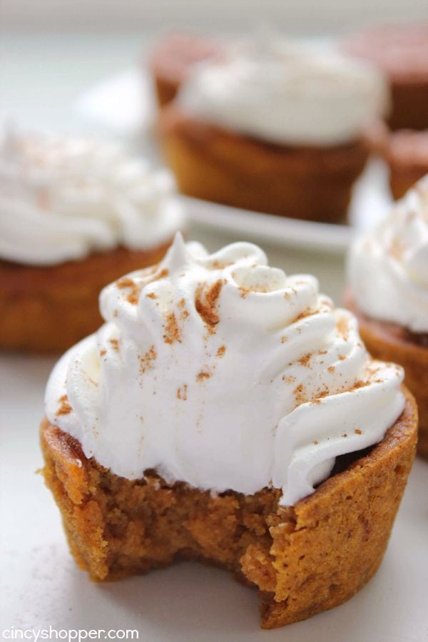 Pumpkin Pie Cupcakes by Cincy Shopper