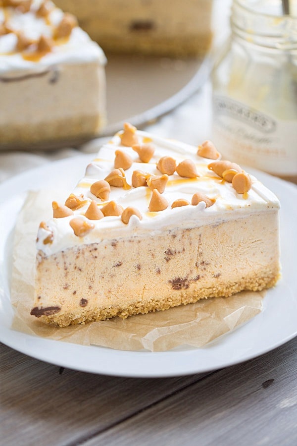 Pumpkin Spice Nutella Swirl Ice Cream Pie by This Gal Cooks