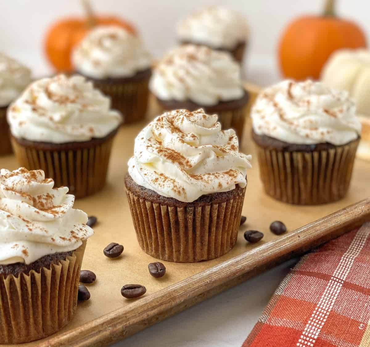 Pumpkin Spice Latte Cupcakes by Live to Sweet