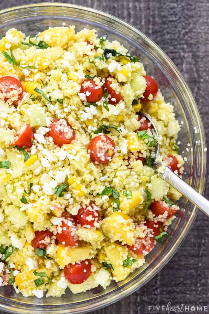 SUMMER COUSCOUS SALAD By Five Heart Home