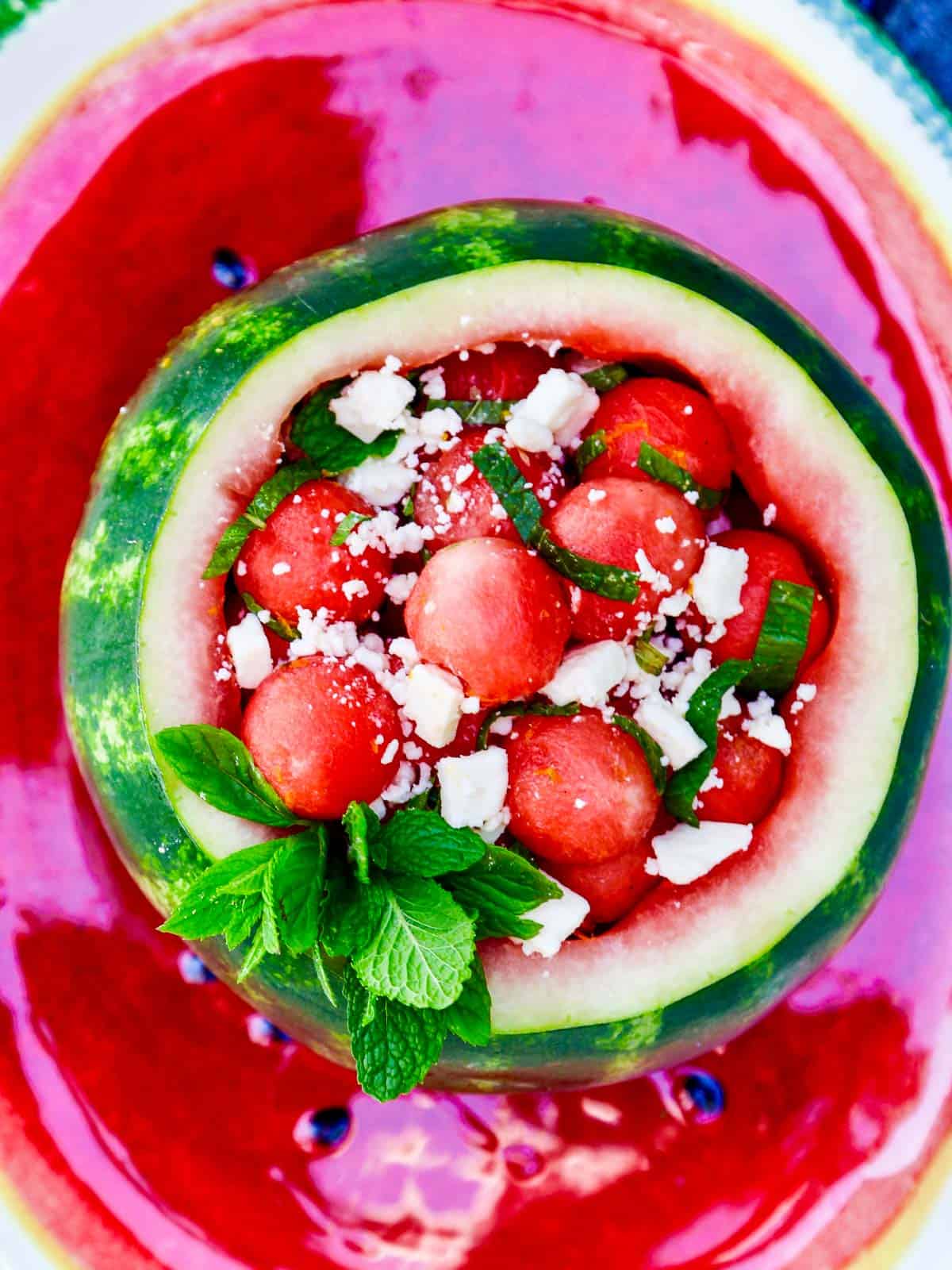 WATERMELON SALAD By Delicious Table