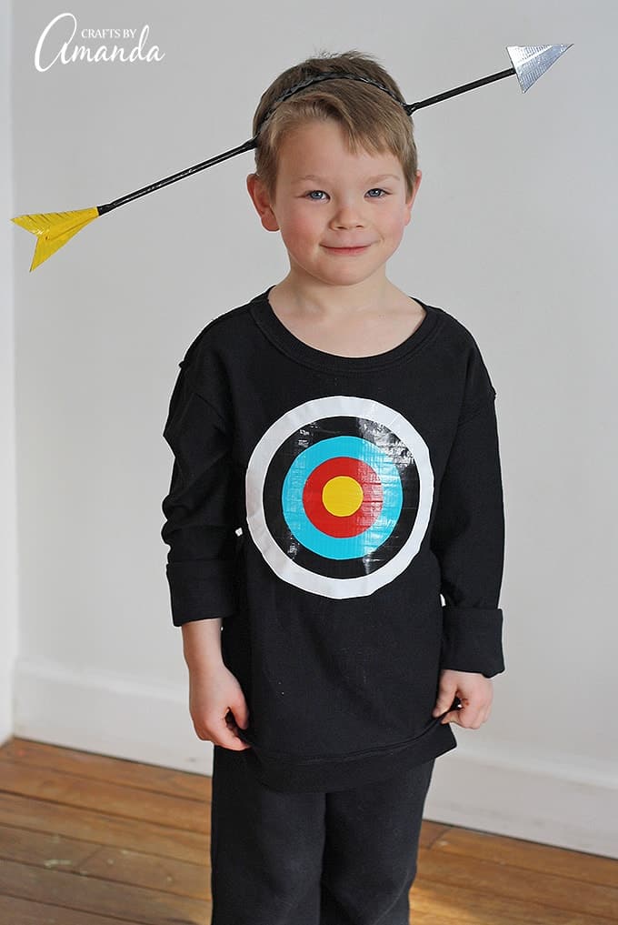 DIY Bullseye Halloween Costume by Crafts by Amanda