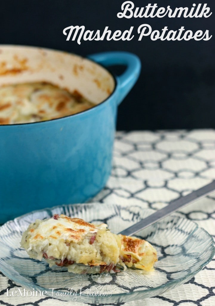 Buttermilk Mashed Potatoes cover image with title text overlay
