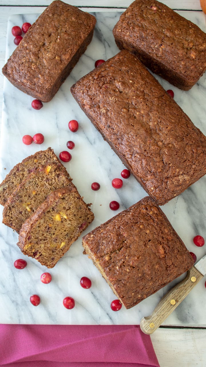 Orange Cranberry Pumpkin Quick Bread  by Binky's Carnival