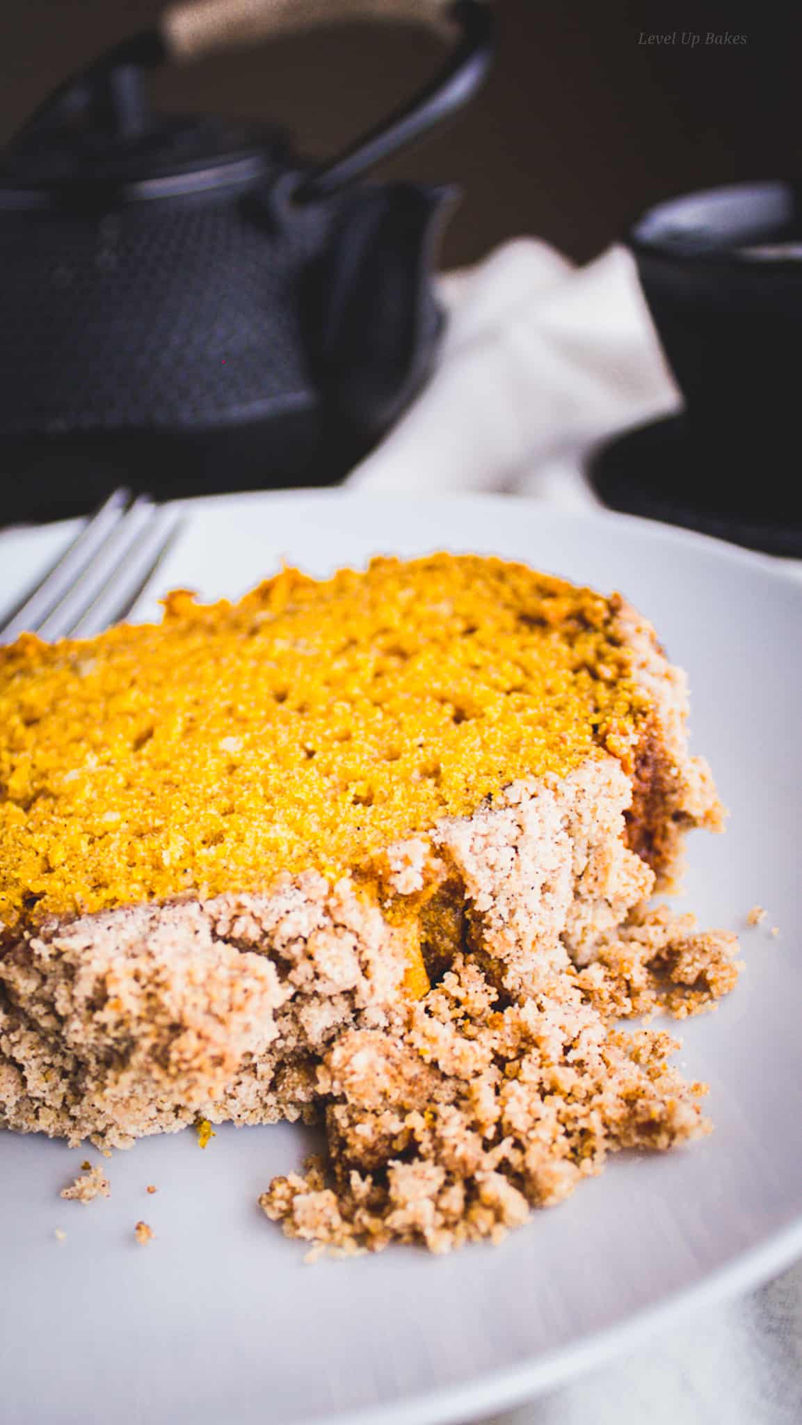 Pumpkin Bread with Streusel Topping by Level Up Bakes